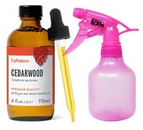 Cedar oil spray