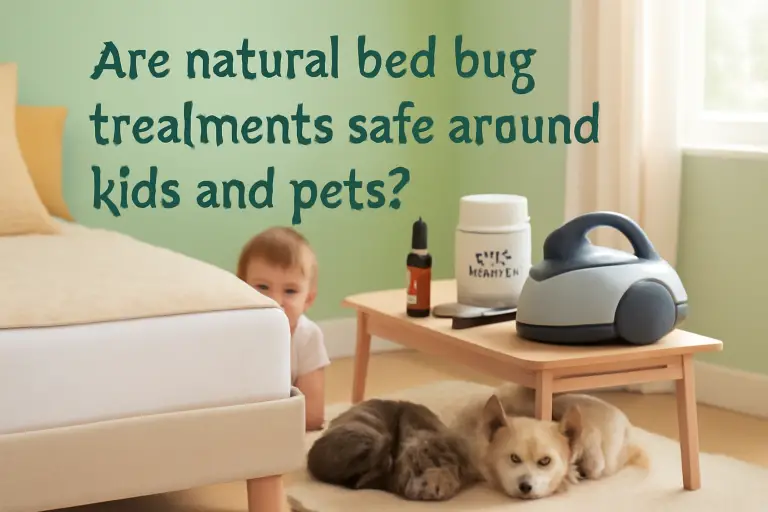 Are natural bed bugs treatments safe around kids and pets?