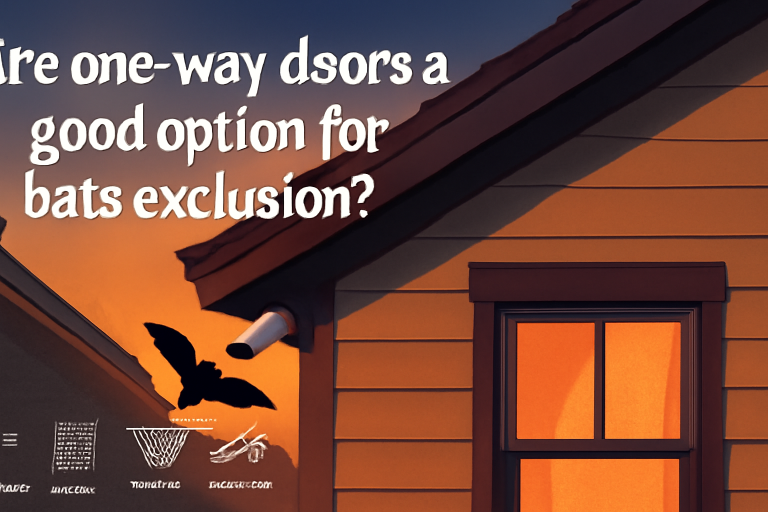 Are one-way doors a good option for bats exclusion?