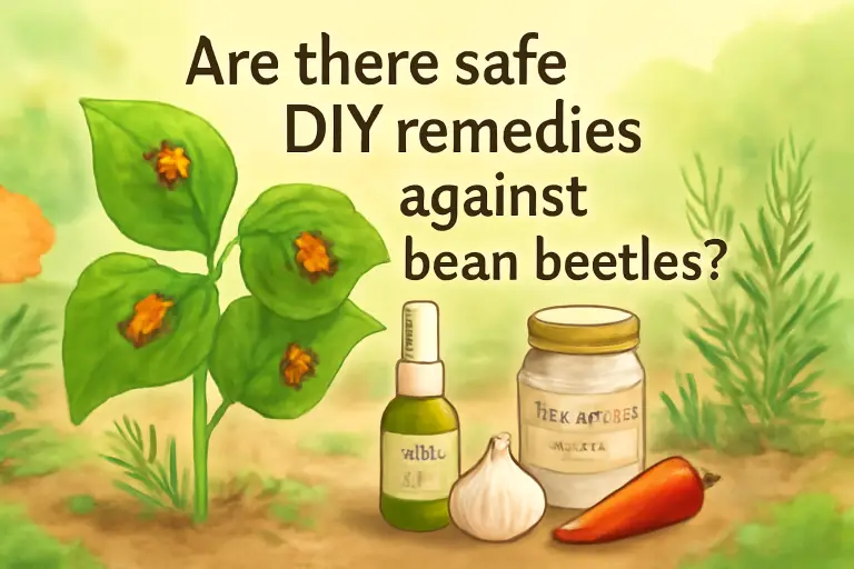 Are there safe DIY remedies against bean beetles?