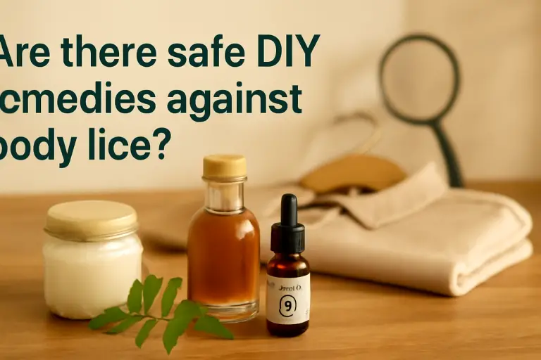 Are there safe DIY remedies against body lice?