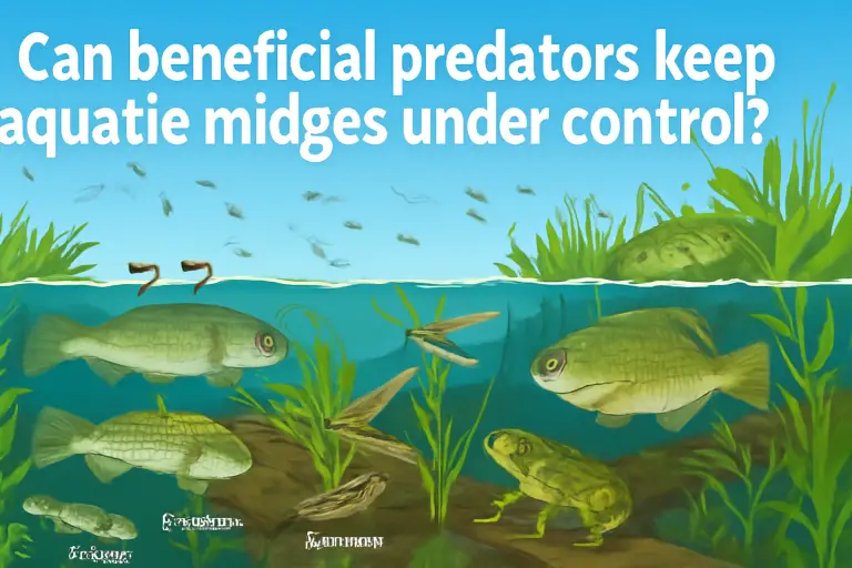 Can beneficial predators keep aquatic midges under control?