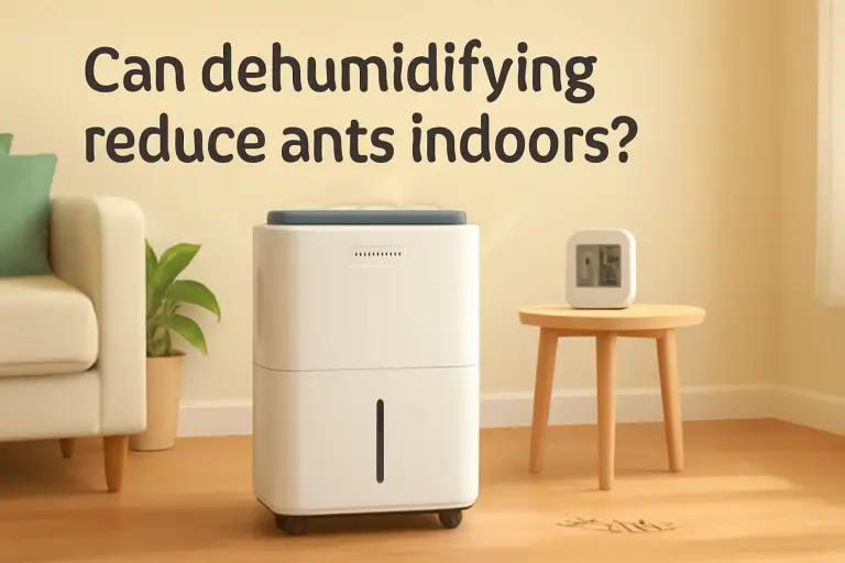 Can dehumidifying reduce ants indoors?