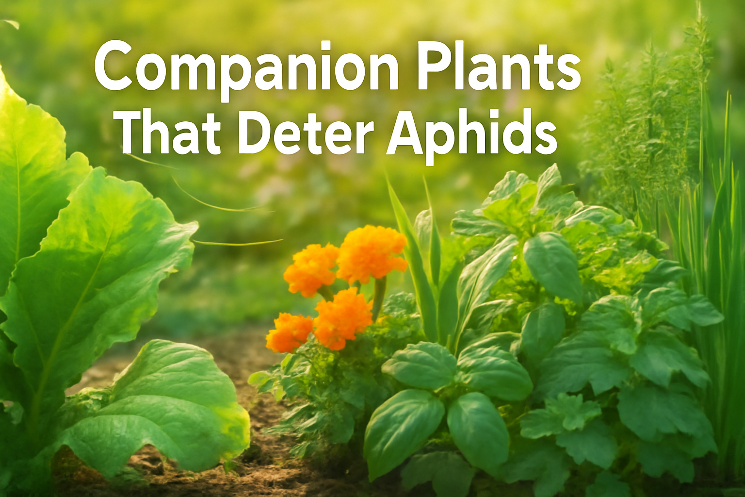 Companion plants that deter aphids?