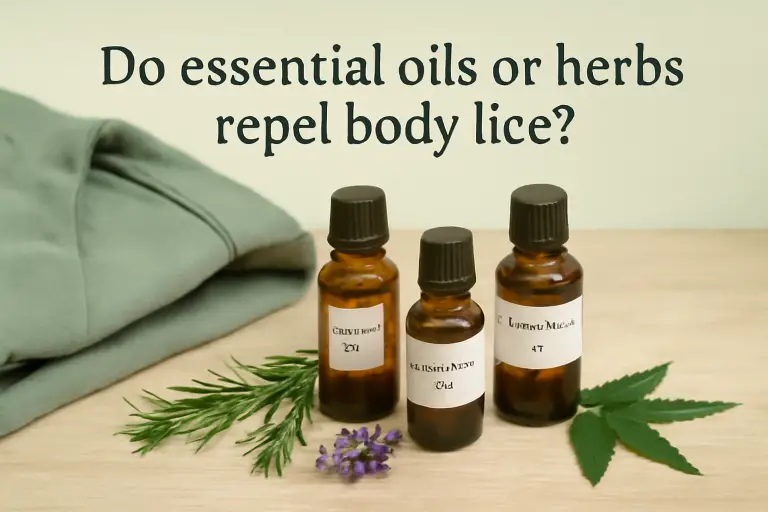 Do essential oils or herbs repel body lice?