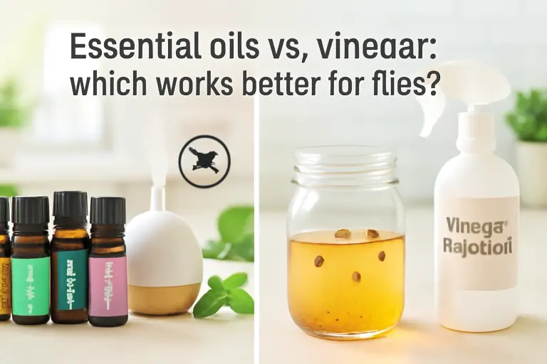 Essential oils vs vinegar: which works better for flies?