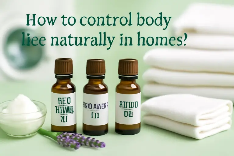 How to control body lice naturally in homes?