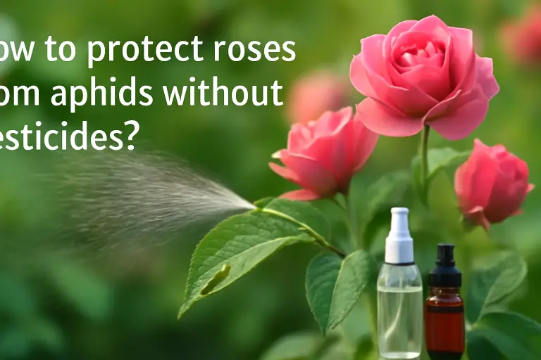 How to protect roses from aphids without pesticides?