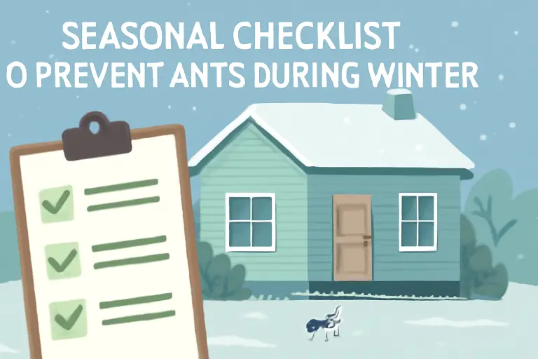 Seasonal checklist to prevent ants during winter?