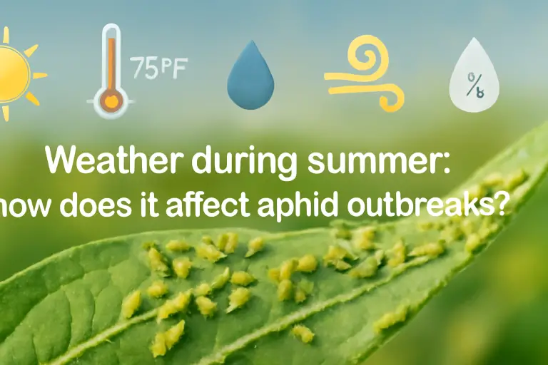 Weather during summer: how does it affect aphids outbreaks?