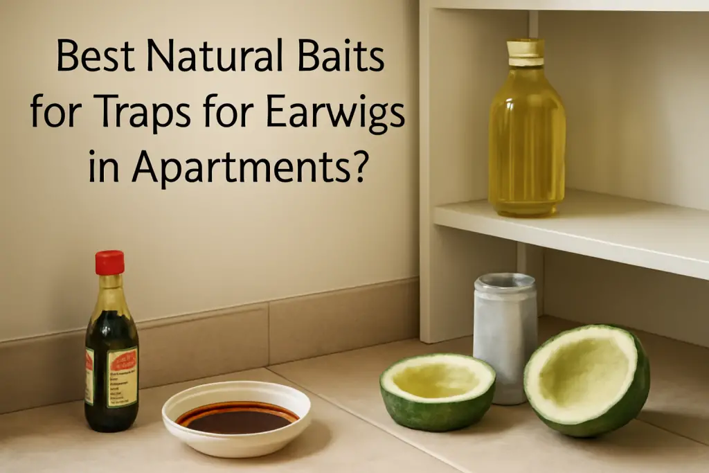 Best natural baits or traps for earwigs in apartments?