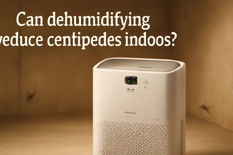 Can dehumidifying reduce centipedes indoors?