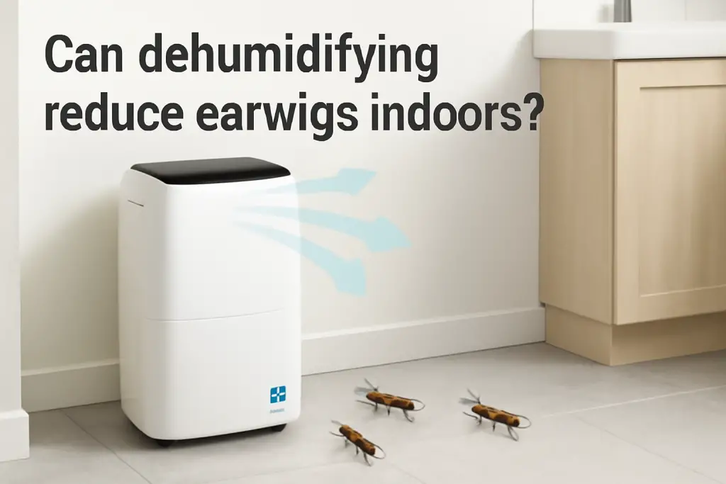 Can dehumidifying reduce earwigs indoors?