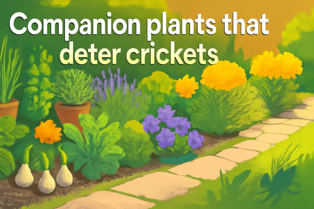 Companion plants that deter crickets?