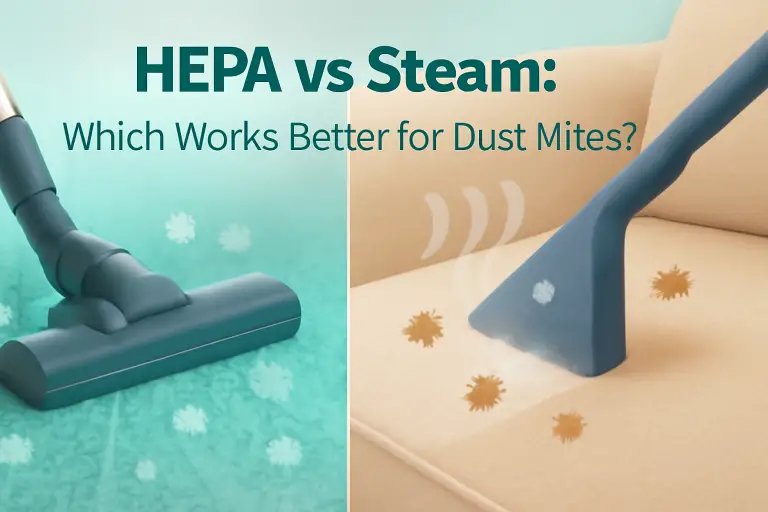 HEPA vs steam: which works better for dust mites?