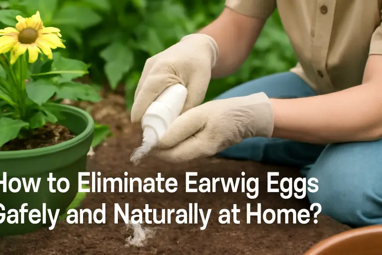 How to eliminate earwigs eggs safely and naturally at home?