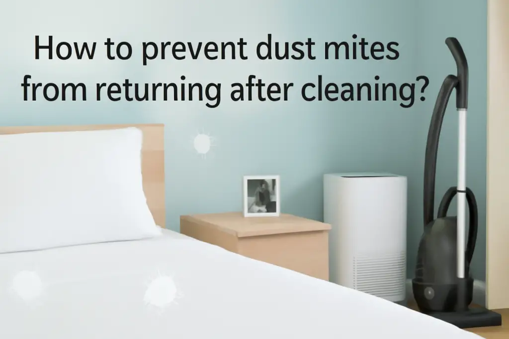 How to prevent dust mites from returning after cleaning?