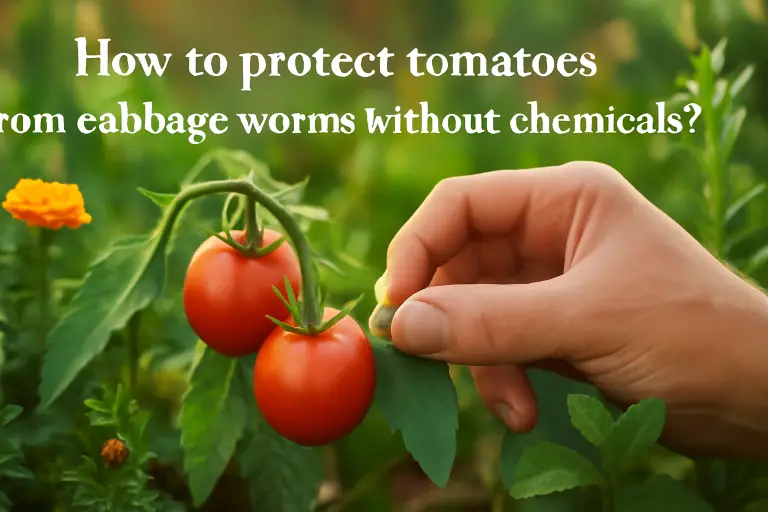 How to protect tomatoes from cabbage worms without chemicals?