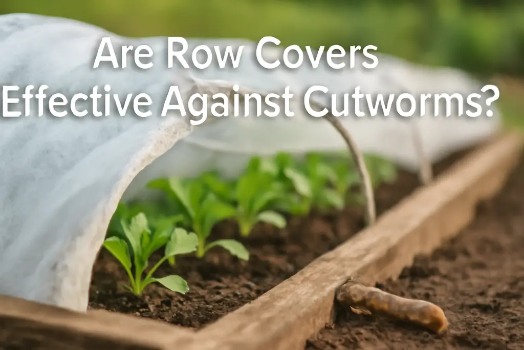 Is row covers effective against cutworms?
