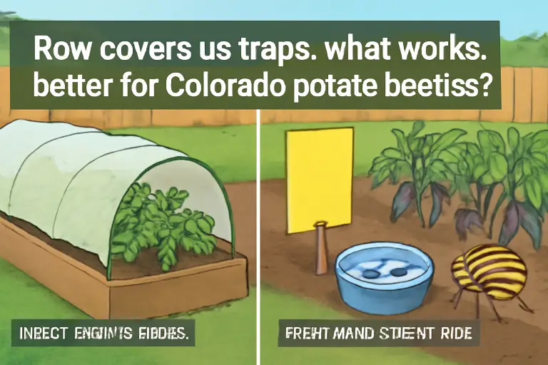 Row covers vs traps: what works better for colorado potato beetles?
