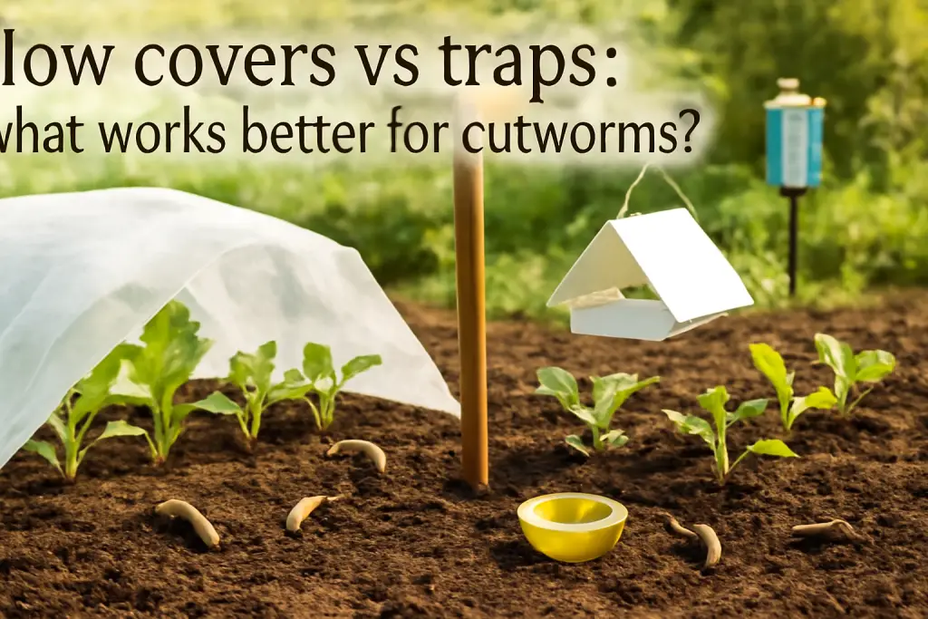 Row covers vs traps: what works better for cutworms?