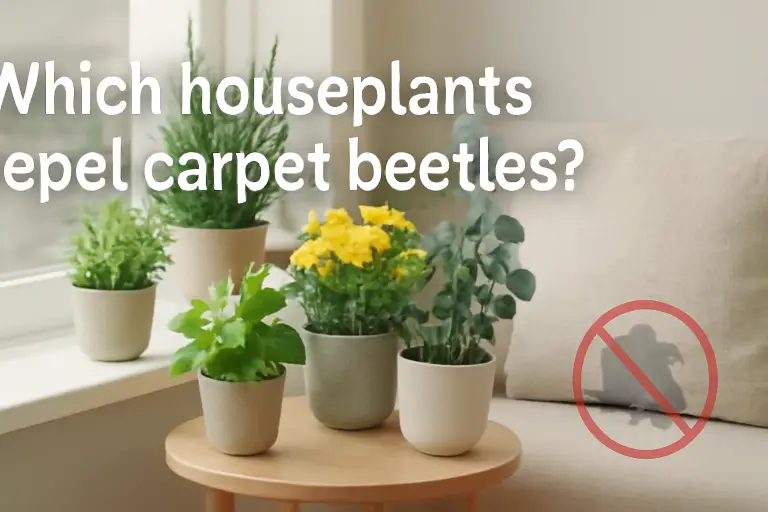Which houseplants repel carpet beetles?