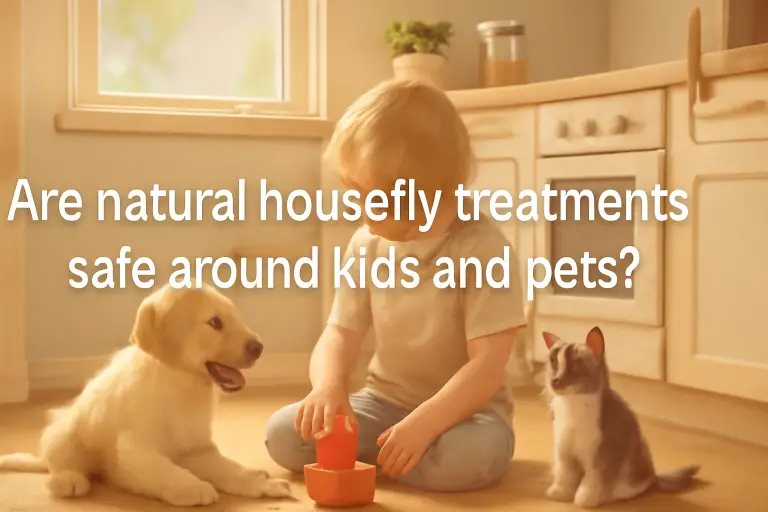 Are natural houseflies treatments safe around kids and pets?