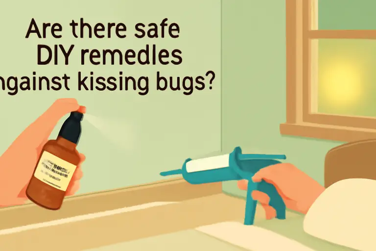 Are there safe DIY remedies against kissing bugs?