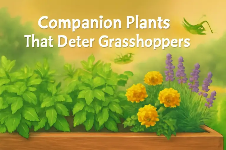 Companion plants that deter grasshoppers?