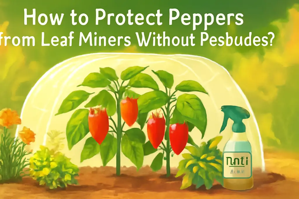 How to protect peppers from leaf miners without pesticides?