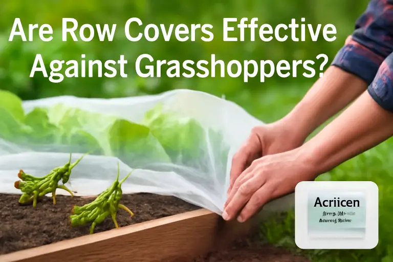 Is row covers effective against grasshoppers?