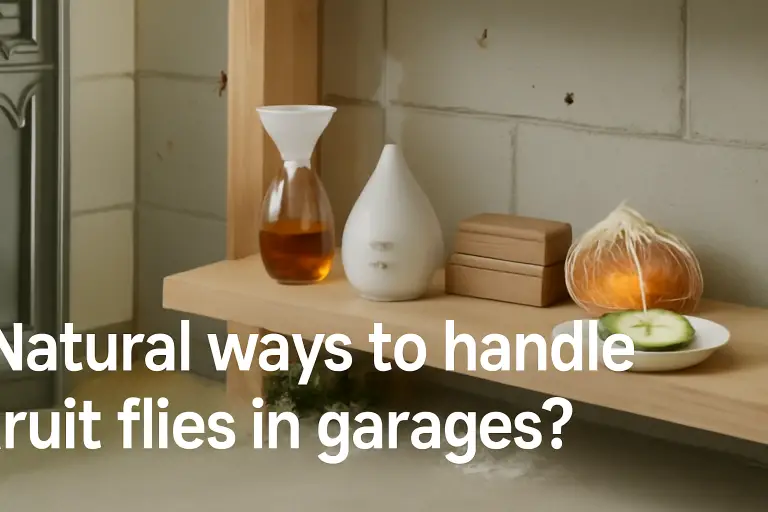 Natural ways to handle fruit flies in garages?