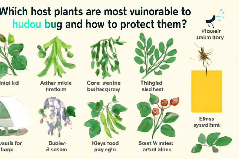 Which host plants are most vulnerable to kudzu bug and how to protect them?