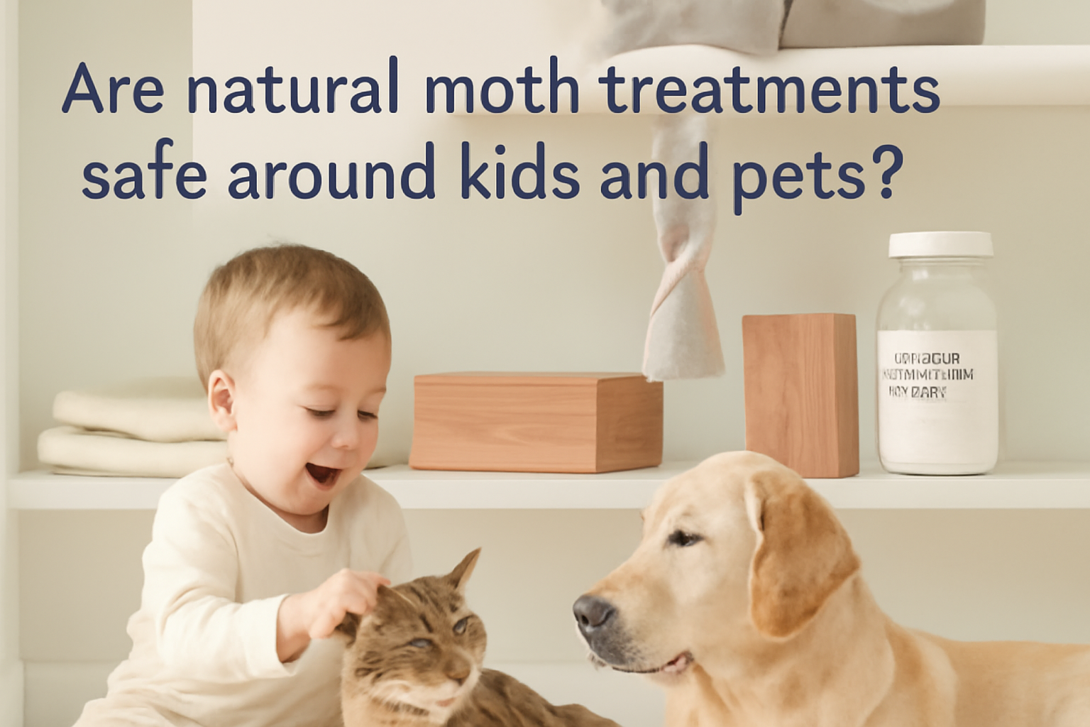 Are natural moths treatments safe around kids and pets?