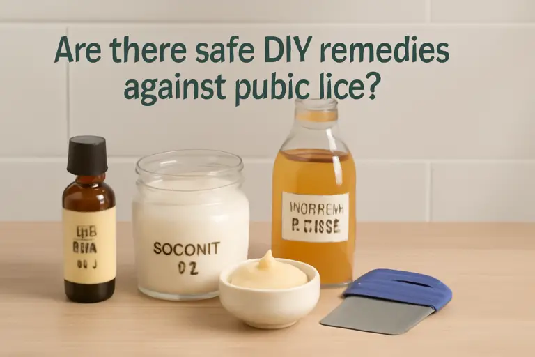 Are there safe DIY remedies against pubic lice?