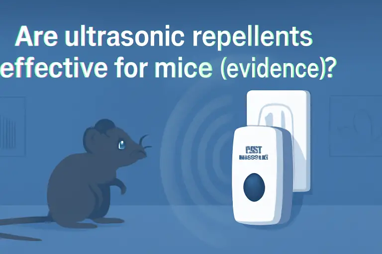 Are ultrasonic repellents effective for mice (evidence)?