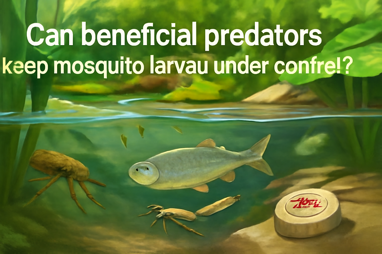 Can beneficial predators keep mosquito larvae under control?