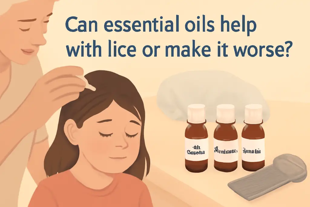 Can essential oils help with lice or make it worse?