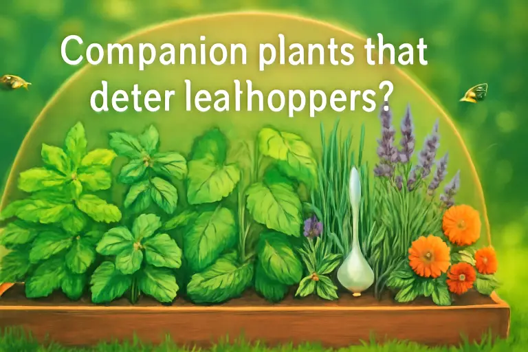 Companion plants that deter leafhoppers?