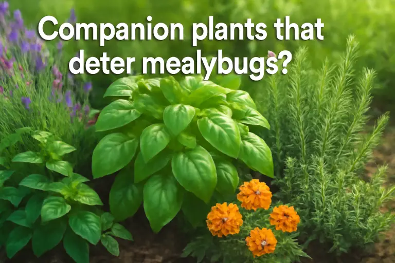 Companion plants that deter mealybugs?