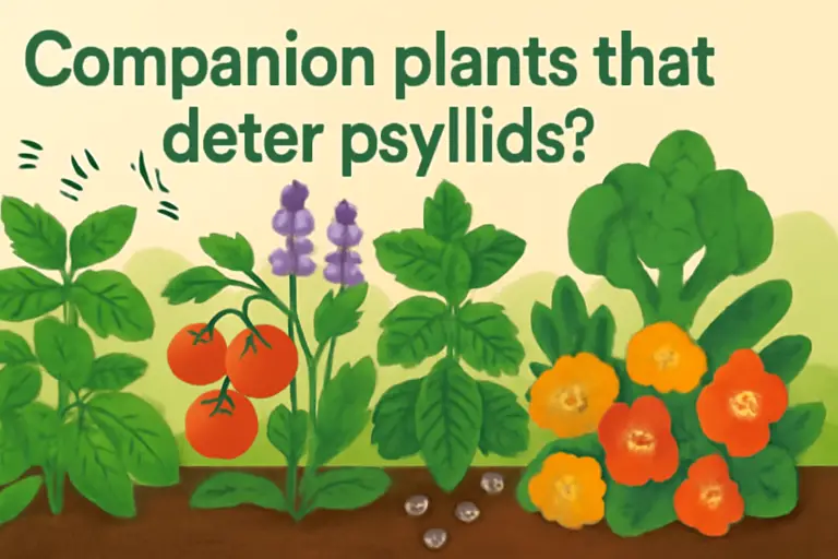 Companion plants that deter psyllids?