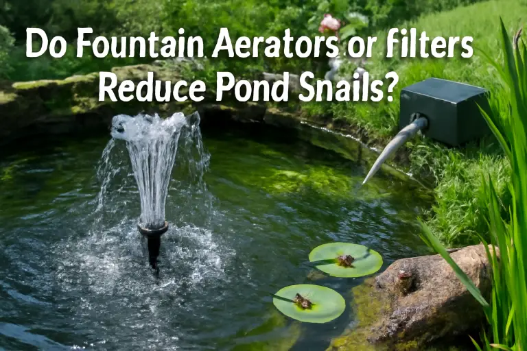 Do Fountain Aerators or Filters Reduce Pond Snails? Find Out