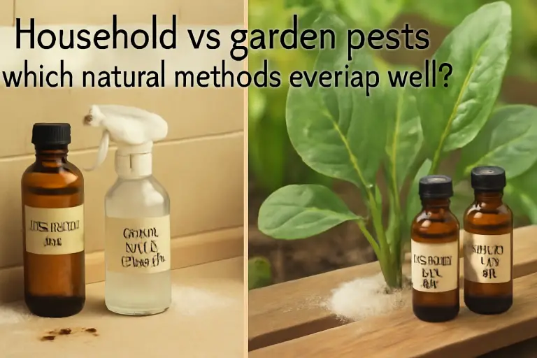 Household vs garden pests: which natural methods overlap well?