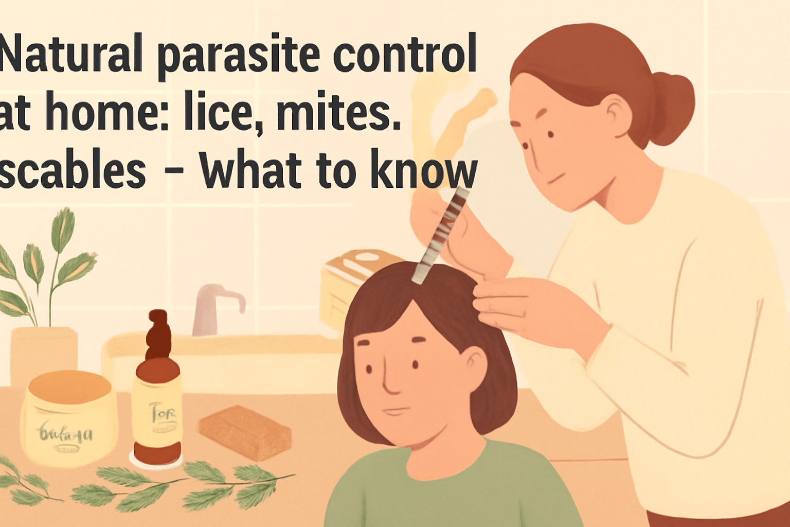 Natural parasite control at home: lice, mites, scabies â€” what to know