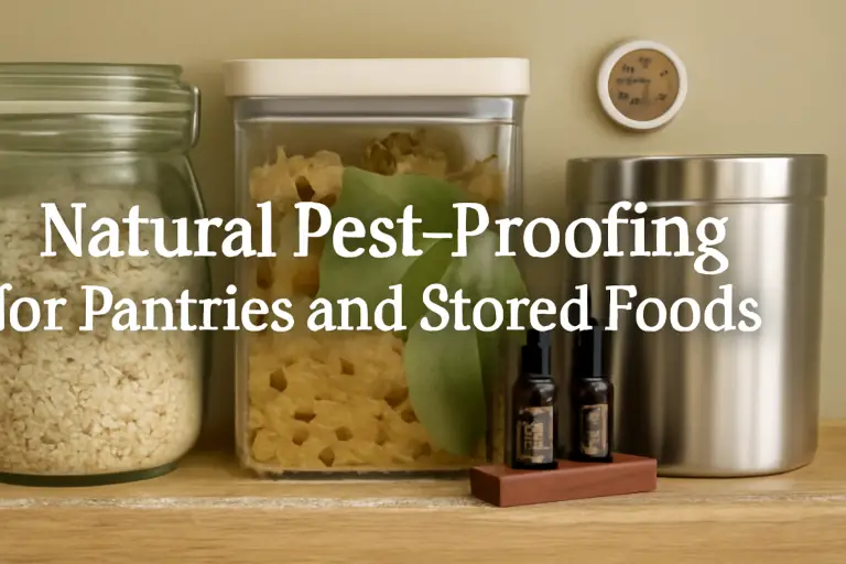 Natural pest-proofing for pantries and stored foods