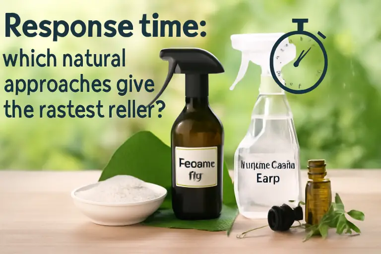 Response time: which natural approaches give the fastest relief?