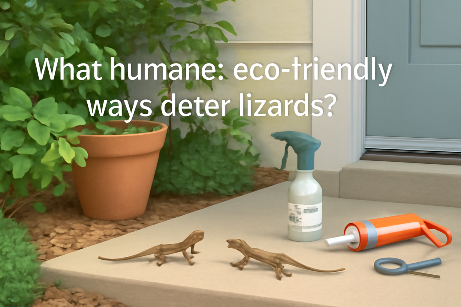 What humane, eco-friendly ways deter lizards?