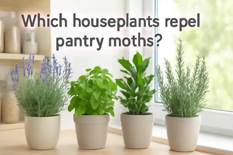 Which houseplants repel pantry moths?