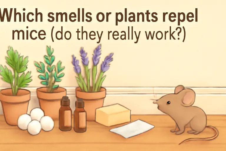 Which smells or plants repel mice (do they really work)?