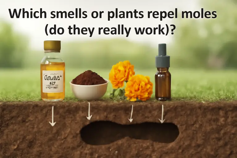 Which smells or plants repel moles (do they really work)?